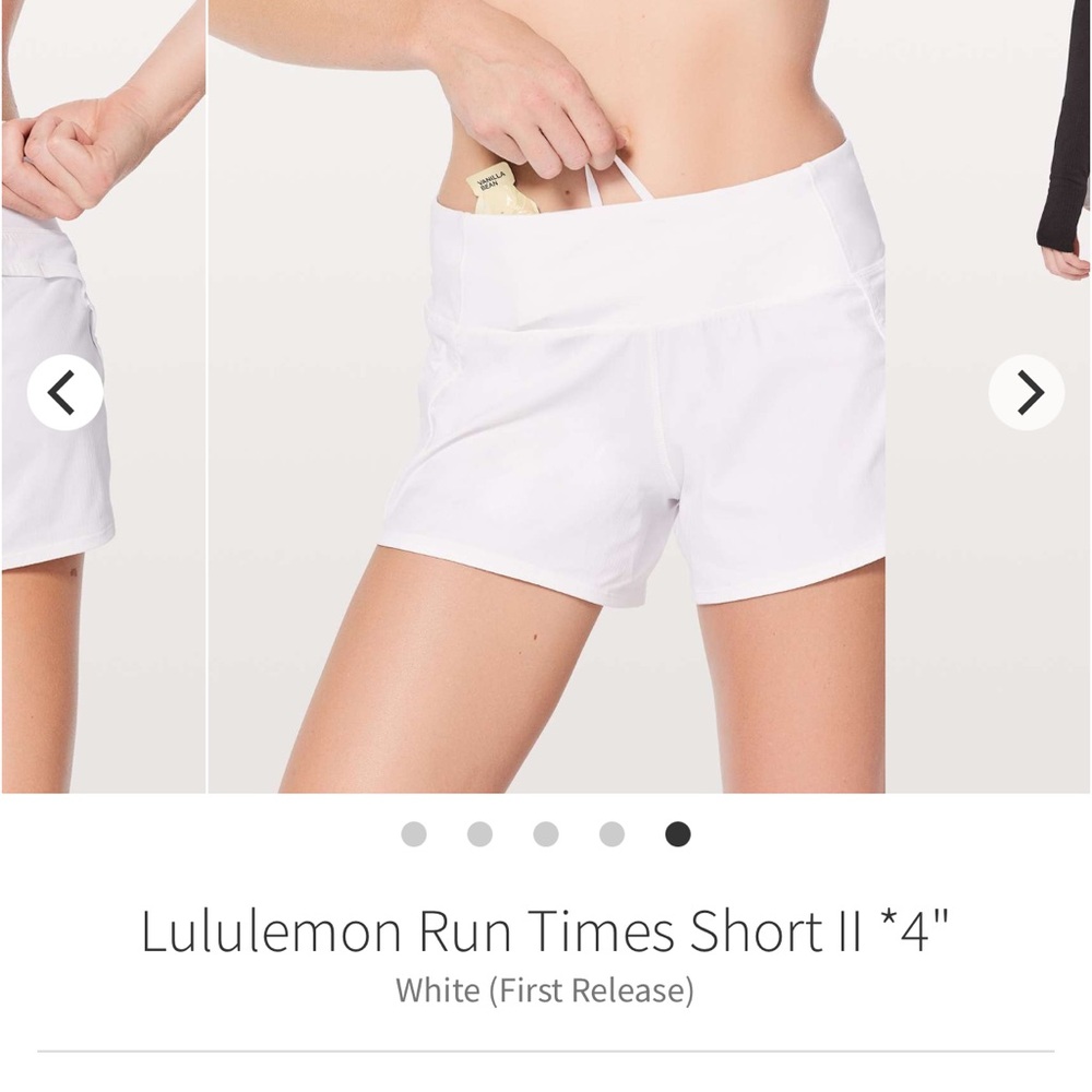 Lululemon Athletica Run Times Shorts